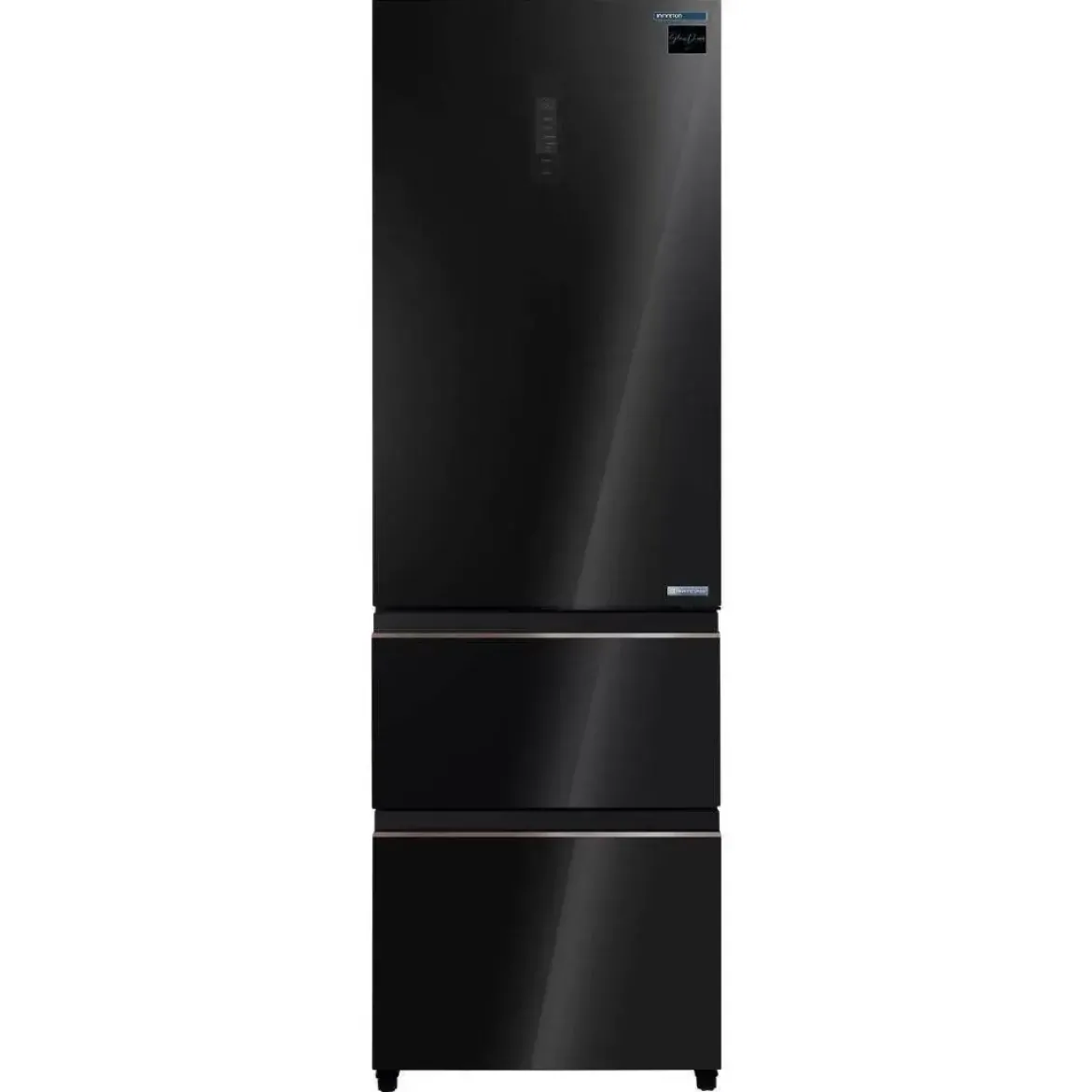 Frigorífico Combi Francés INFINITON Cristal Negro 401 L FRD401T91NEG