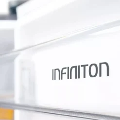 Frigorífico Combi Francés INFINITON Cristal Negro 401 L FRD401T91NEG