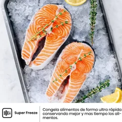Frigorífico Combi Hisense Inox Inverter 336L Clase D RB440N4ACD