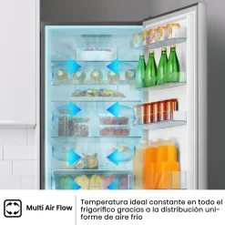 Frigorífico Combi Hisense Inox 336L Clase E RB440N4BCE