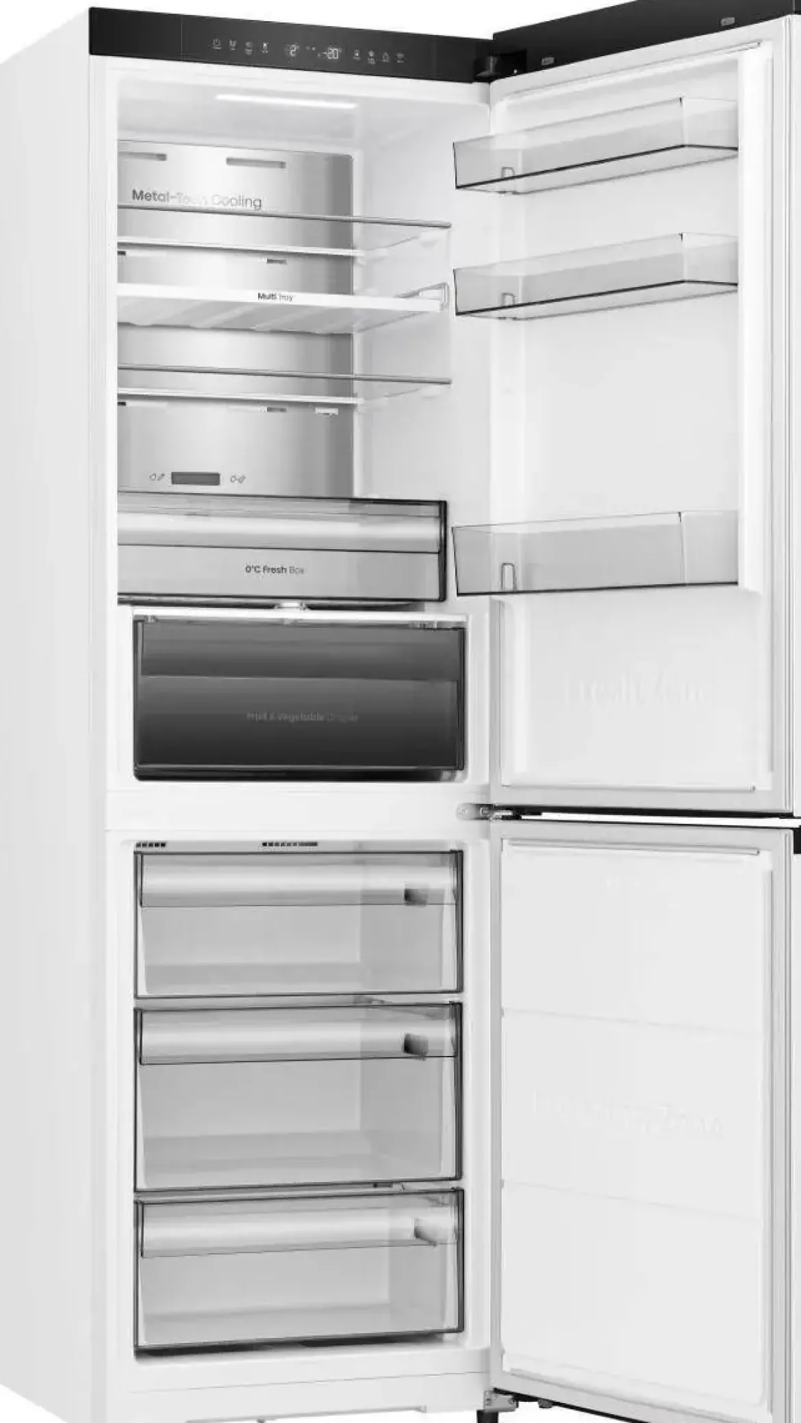 Frigorífico Combi Hisense 330L Total No Frost Blanco RB3K330SAWD