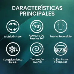 Frigorífico Combi Hisense No Frost Clase C 304 Litros R839ON48CC