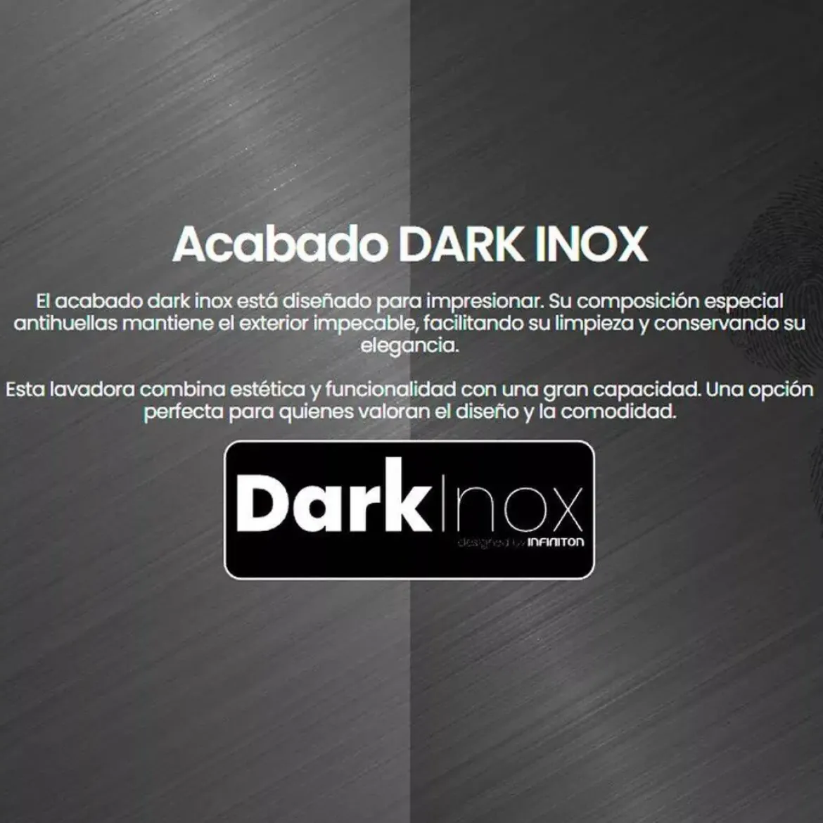 Frigorífico Combi INFINITON FGC403C20DDK 200x60 Dark Inox No Frost Inverter