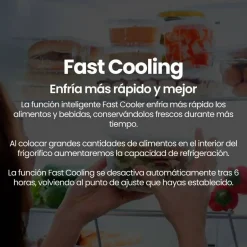 Frigorífico Combi INFINITON FGC403C20DDK 200x60 Dark Inox No Frost Inverter