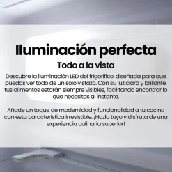Frigorífico Combi INFINITON Inox No Frost 405 Litros FGC403C20XDS