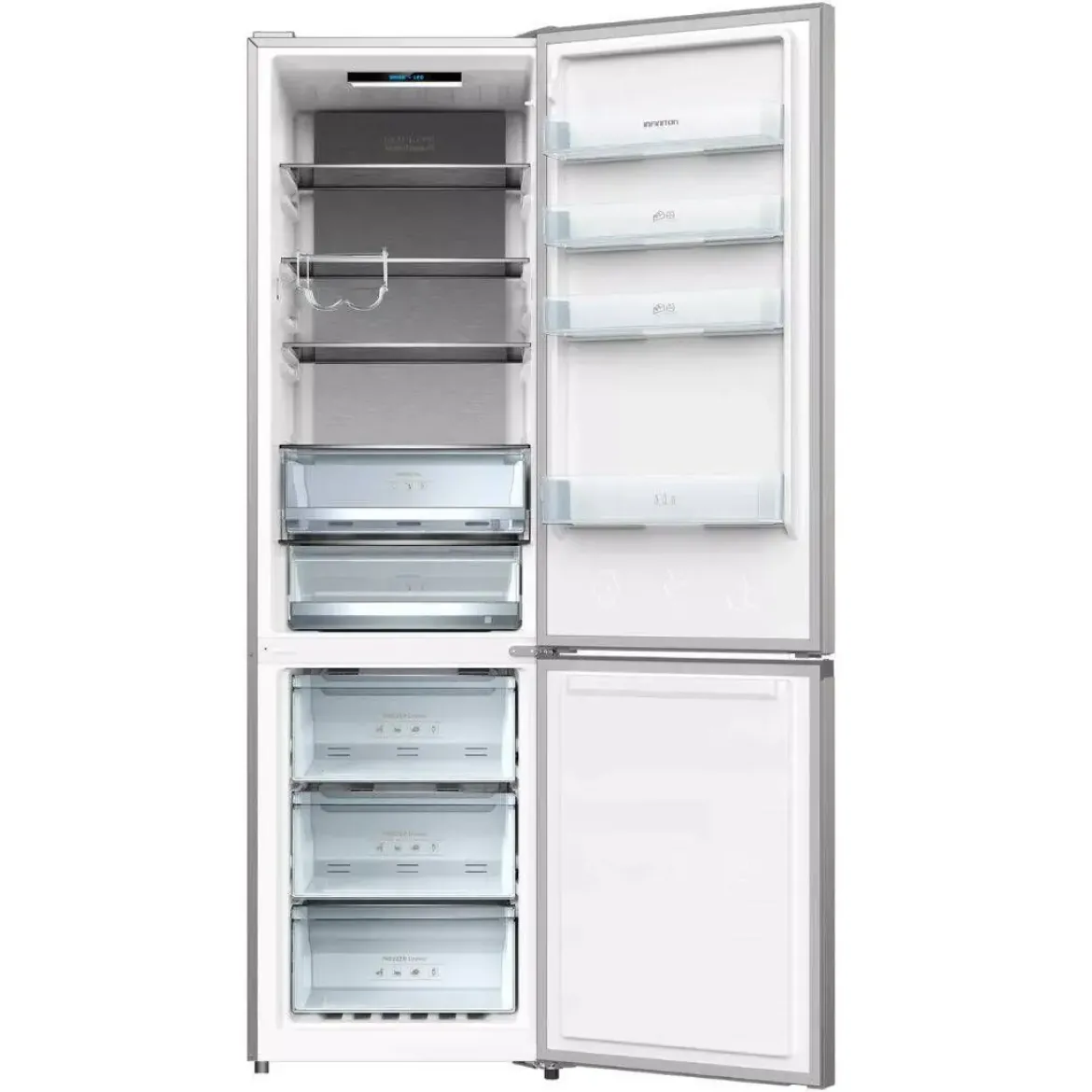 Frigorífico Combi INFINITON Inox No Frost 405 Litros FGC403C20XDS