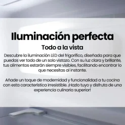 Frigorífico Combi INFINITON Total No Frost 314 L Blanco FGC852C85WDK
