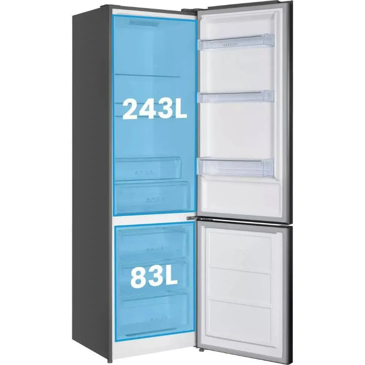 Frigorífico Combi Infiniton Total No Frost 326 Litros Inox FGC343C20XEN