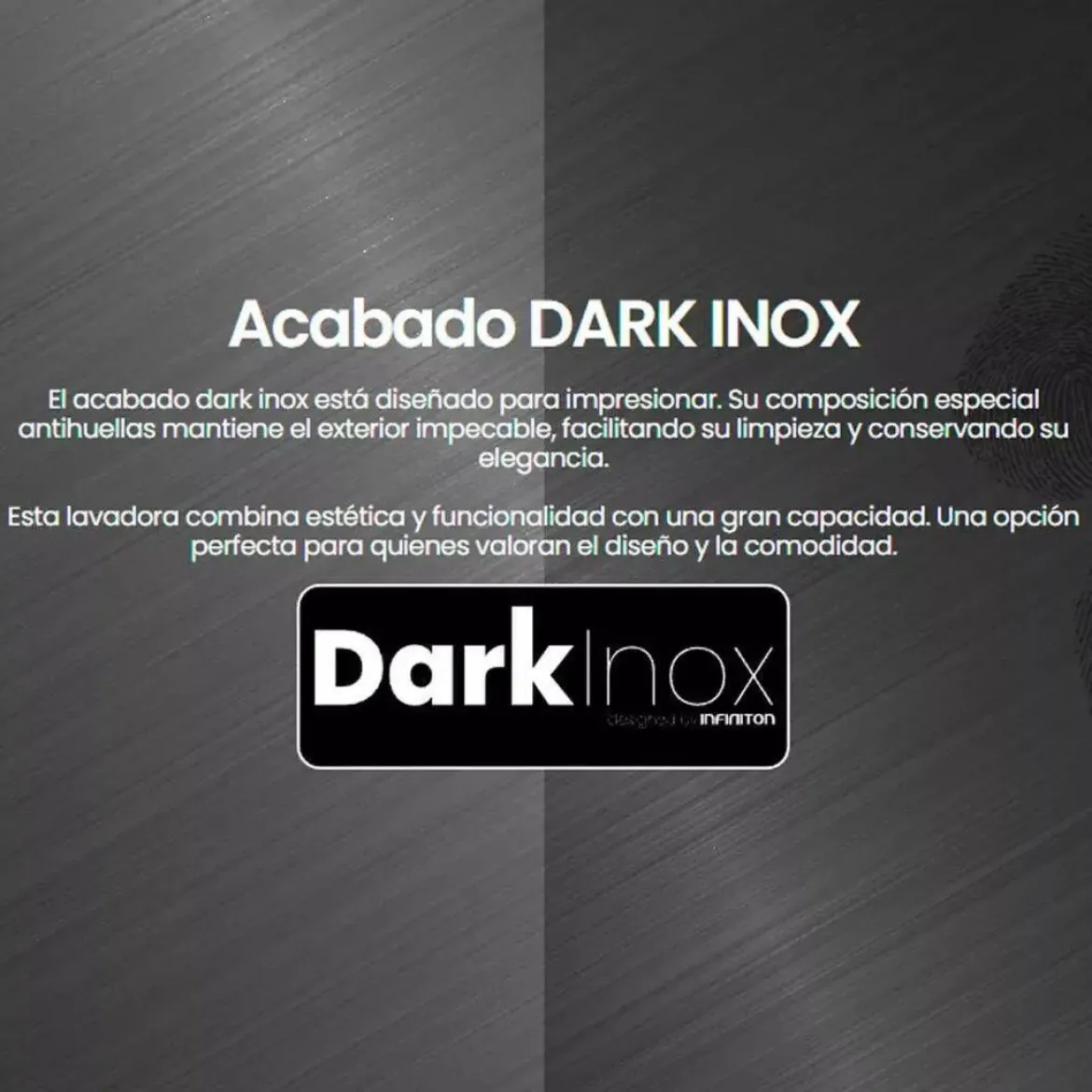 Frigorífico Combi Infiniton Total No Frost 405L Dark Inox FGC405C20DAN