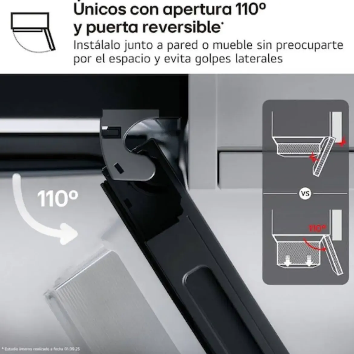 Frigorífico Combi Inox Door Cooling Clase D LG GBBSJ11DPY