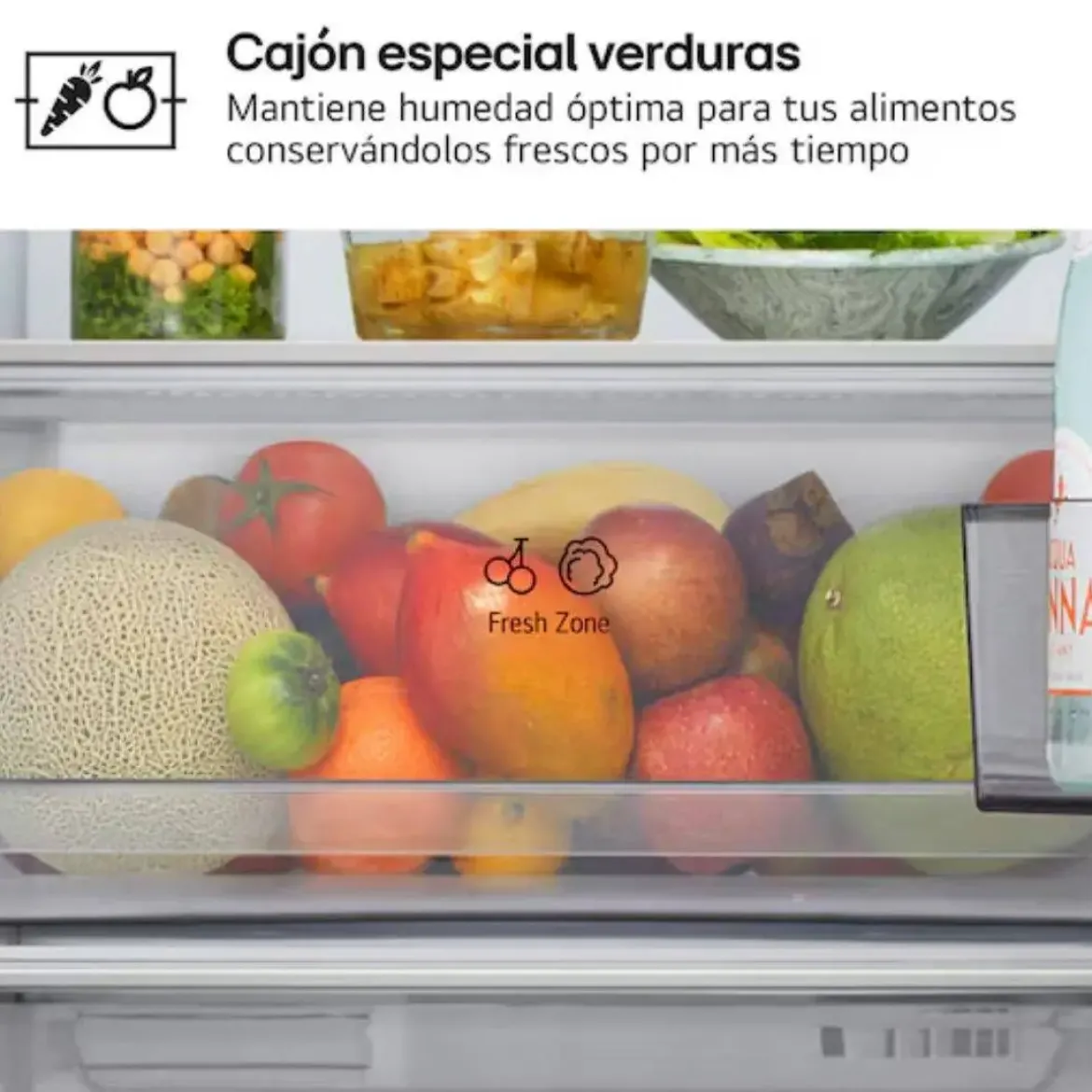Frigorífico Combi Inox Door Cooling Clase D LG GBBSJ11DPY