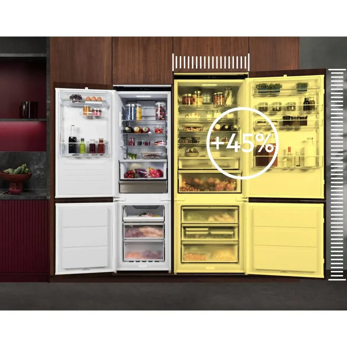 Frigorífico Combi Integrable AEG TwinTech No Frost Inverter NSC7T751ES