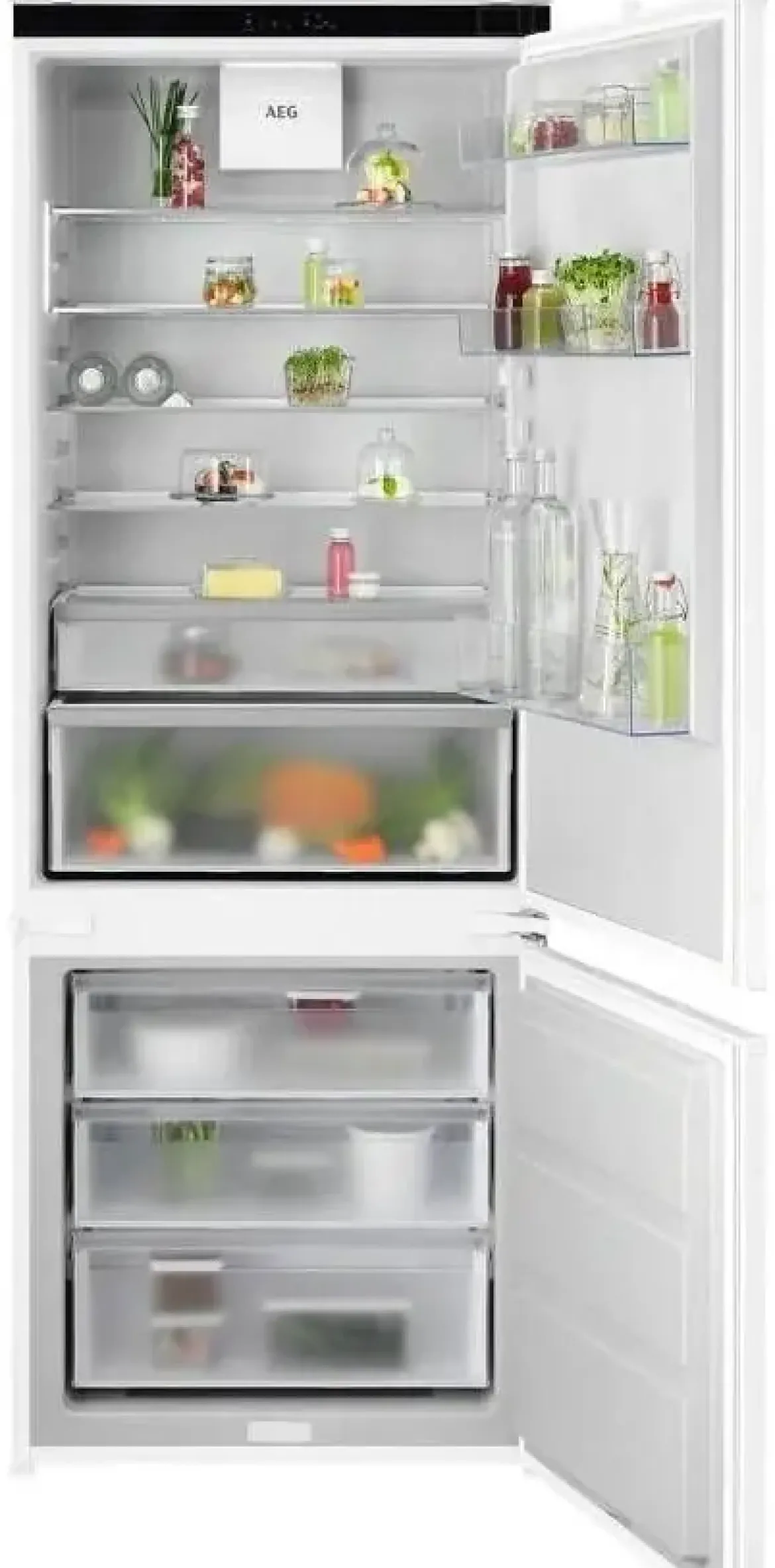 Frigorífico Combi Integrable AEG TwinTech No Frost Inverter NSC7T751ES