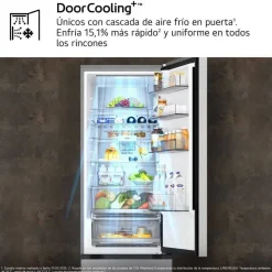 Frigorífico Combi LG G88S726AM8 No Frost Inox Antihuellas 375L Clase A