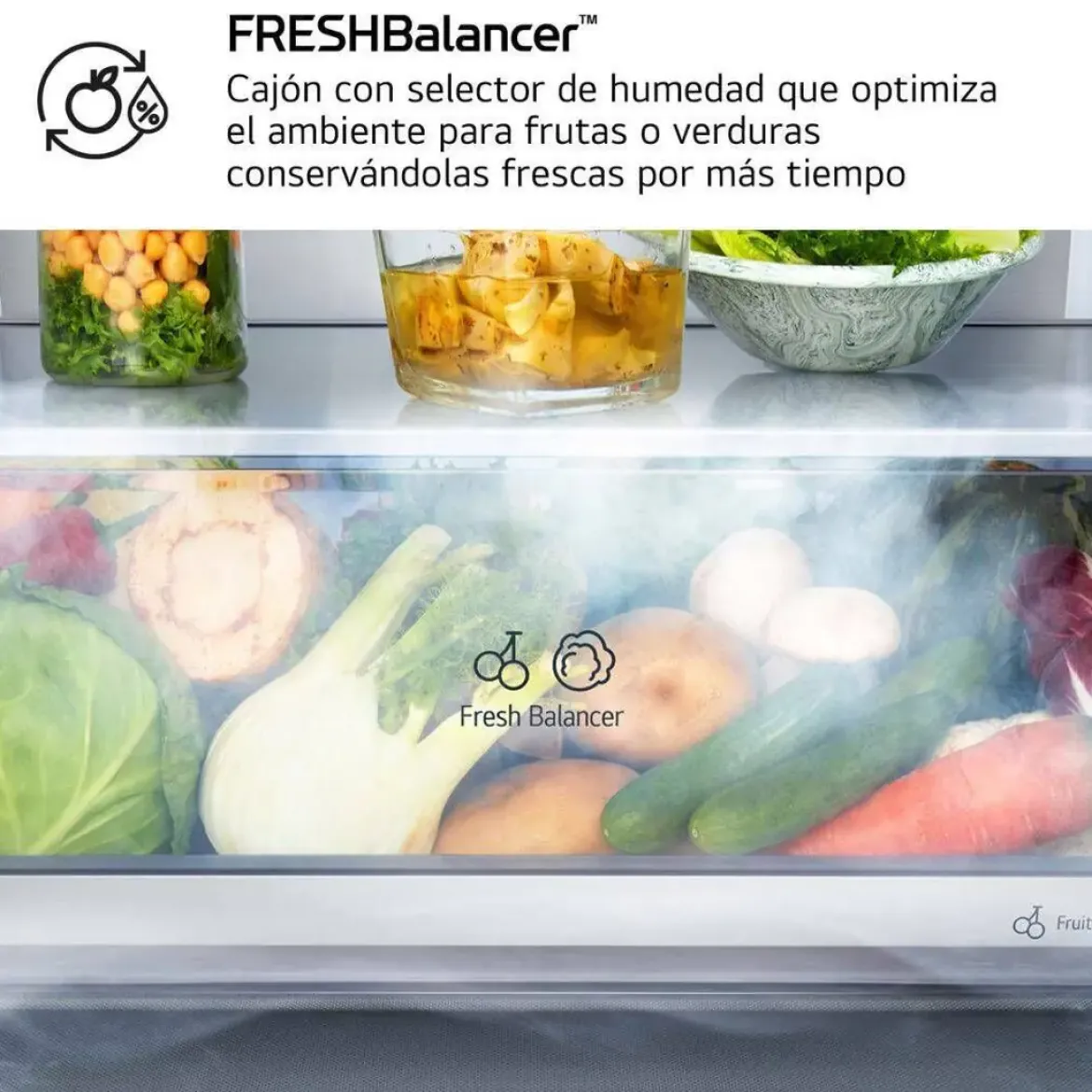 Frigorífico Combi LG G88S726AM8 No Frost Inox Antihuellas 375L Clase A