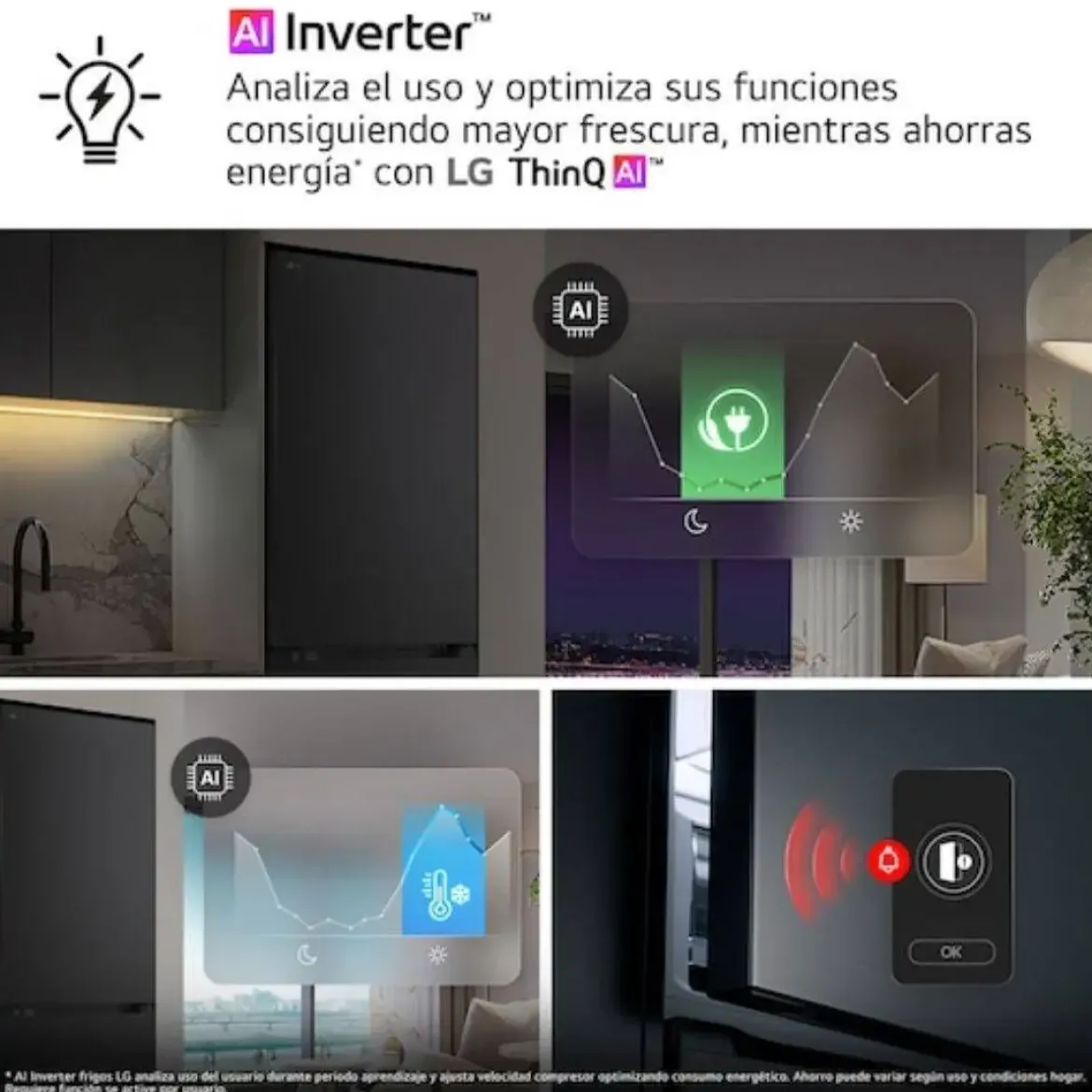 Frigorífico Combi LG Inox Door Cooling GSJ11Y