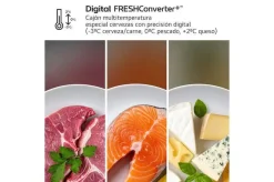 Frigorífico Combi LG 375L No Frost Blanco GBBS322CSW