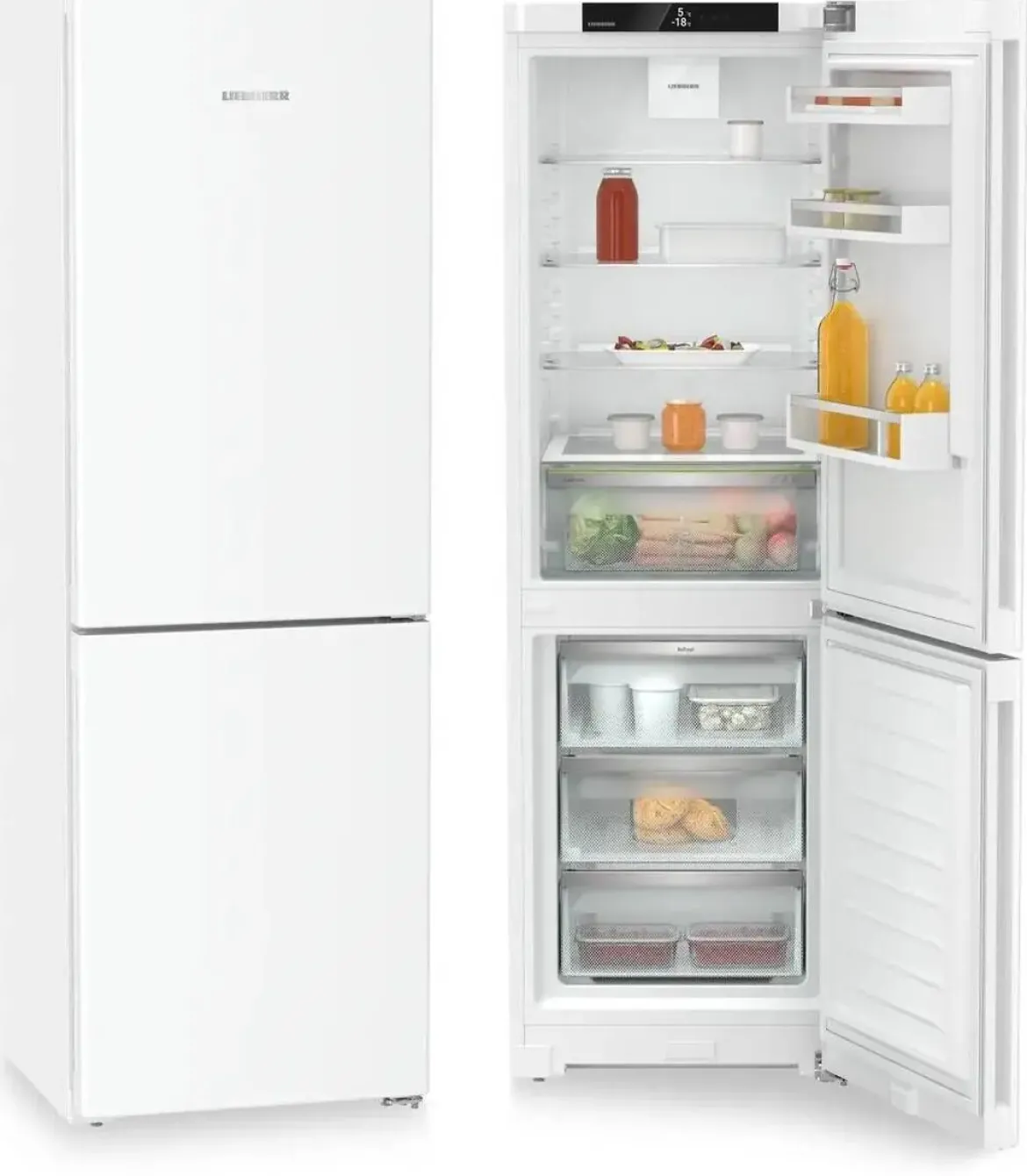 Frigorífico Combi Liebherr PURE No Frost 330 L Blanco CND5203