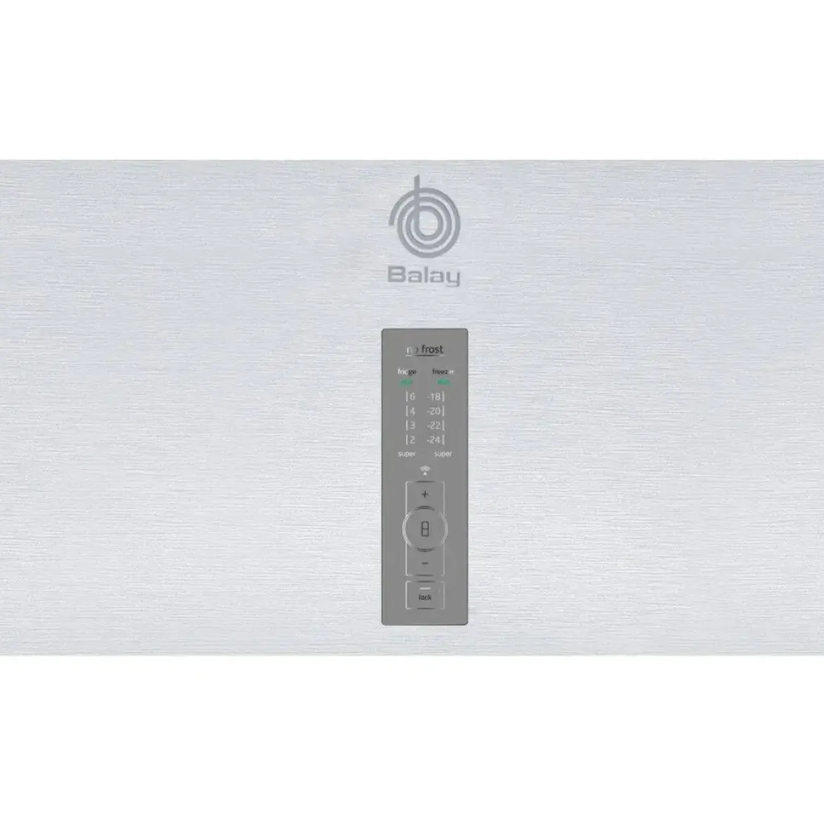 Frigorífico Combi 435L Inox Clase E BALAY 3KFE777XE