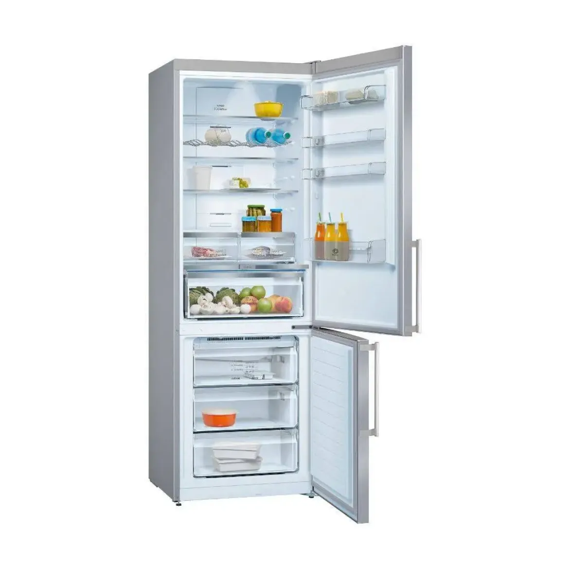 Frigorífico Combi 435L Inox Clase E BALAY 3KFE777XE