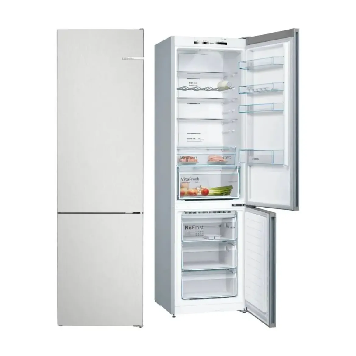 Frigorífico Combi NoFrost en Acero Inoxidable BOSCH KGN39VIDB