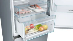Frigorífico Combi NoFrost en Acero Inoxidable BOSCH KGN39VIDB