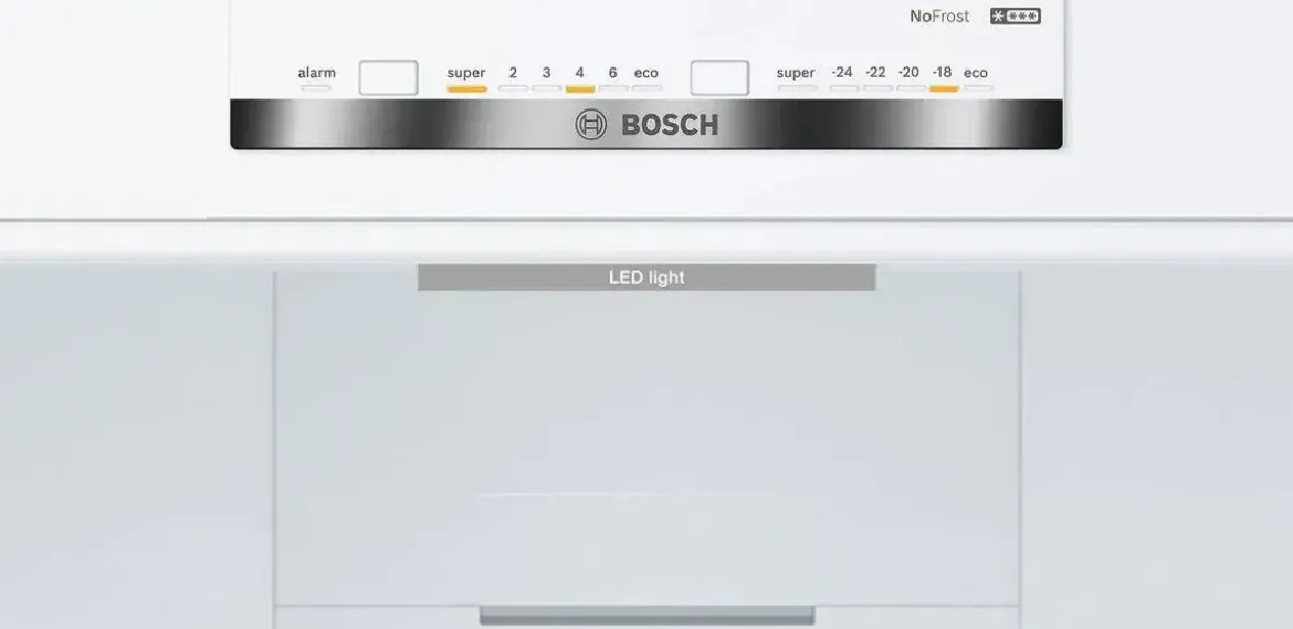 Frigorífico Combi No Frost en Blanco con Cajón VitaFresh BOSCH KGN39VWDC