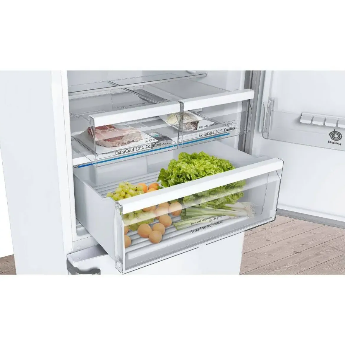 Frigorífico Combi No Frost 435L Clase E Blanco BALAY 3KFE777WE
