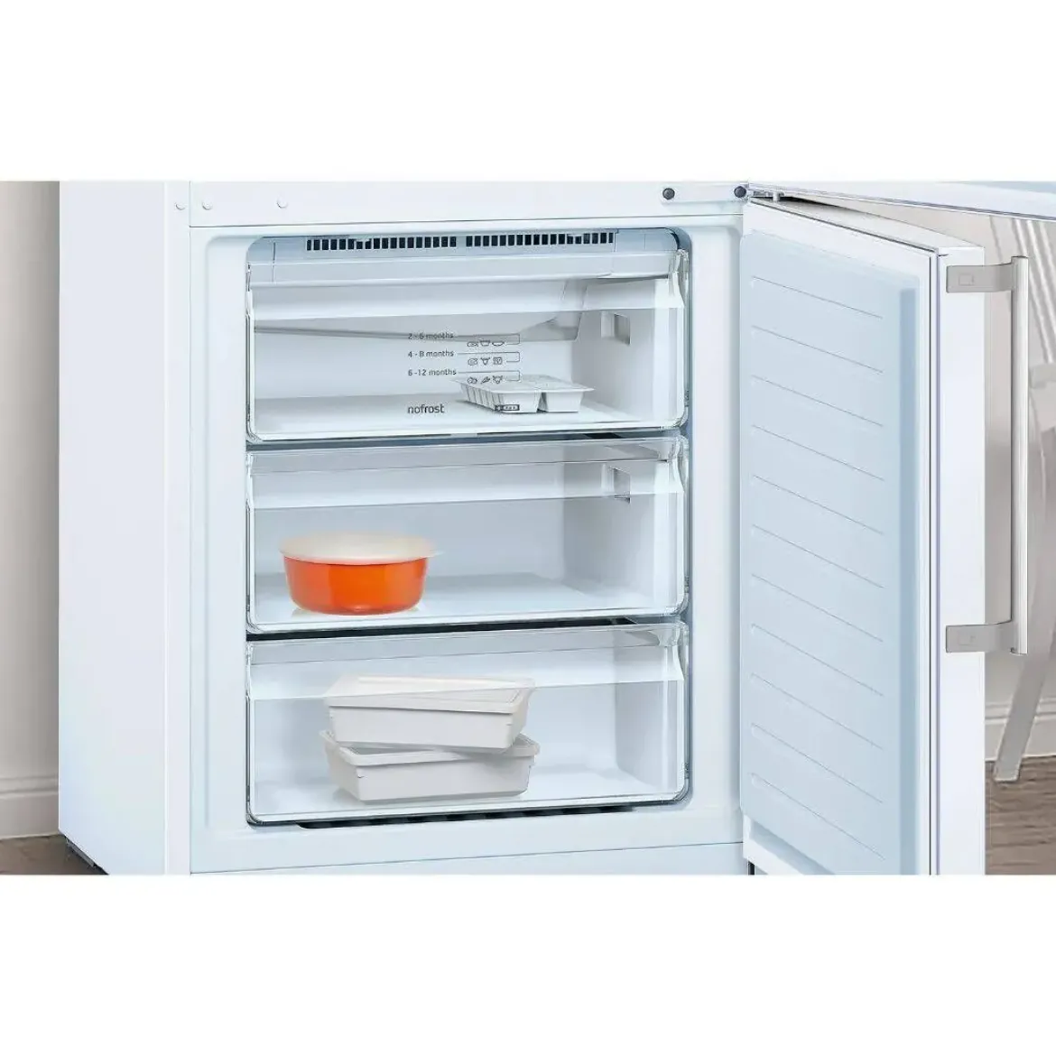 Frigorífico Combi No Frost 435L Clase E Blanco BALAY 3KFE777WE