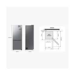 Frigorífico Combi SAMSUNG 203 cm 538 Litros Clase E RB53DG703ES9