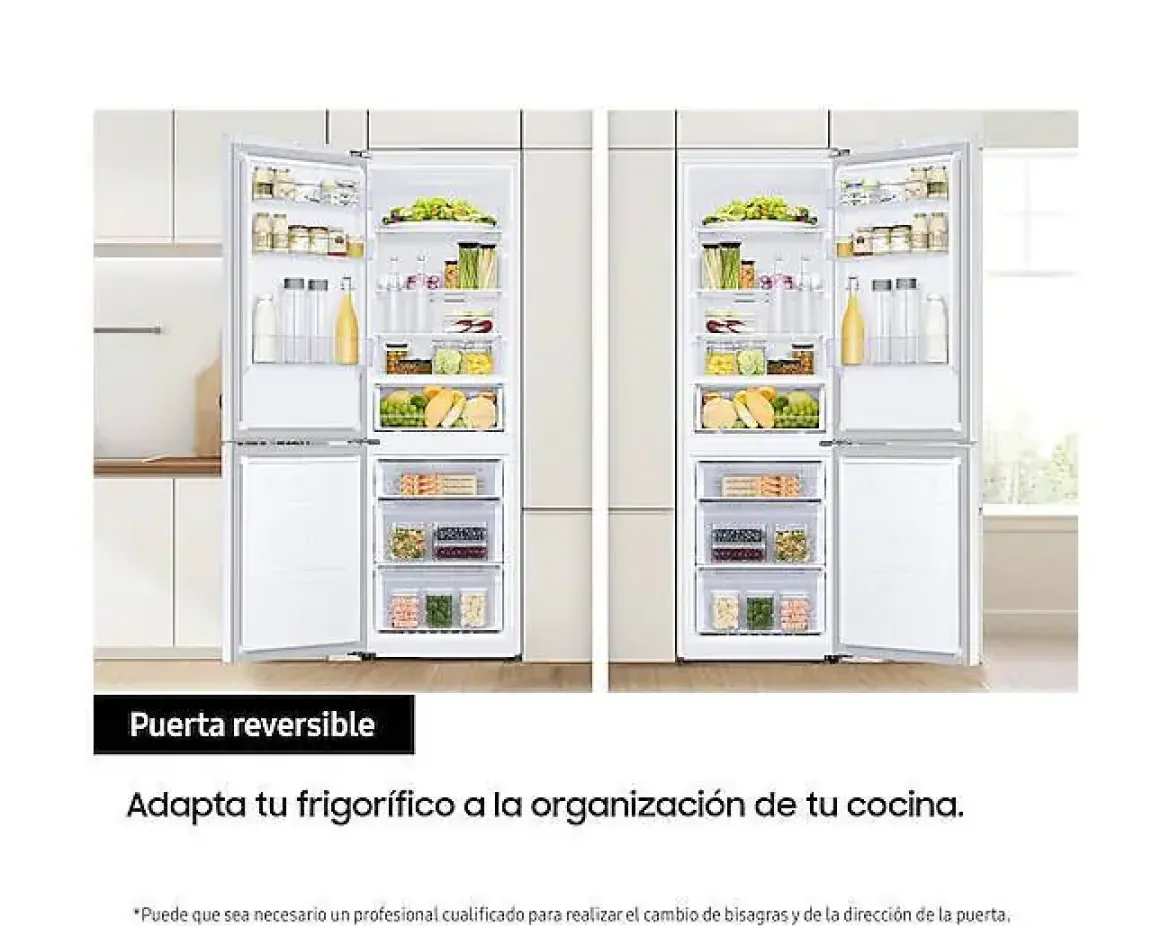 Frigorífico Combi Samsung 344 Litros No Frost Blanco RB34C600DWW