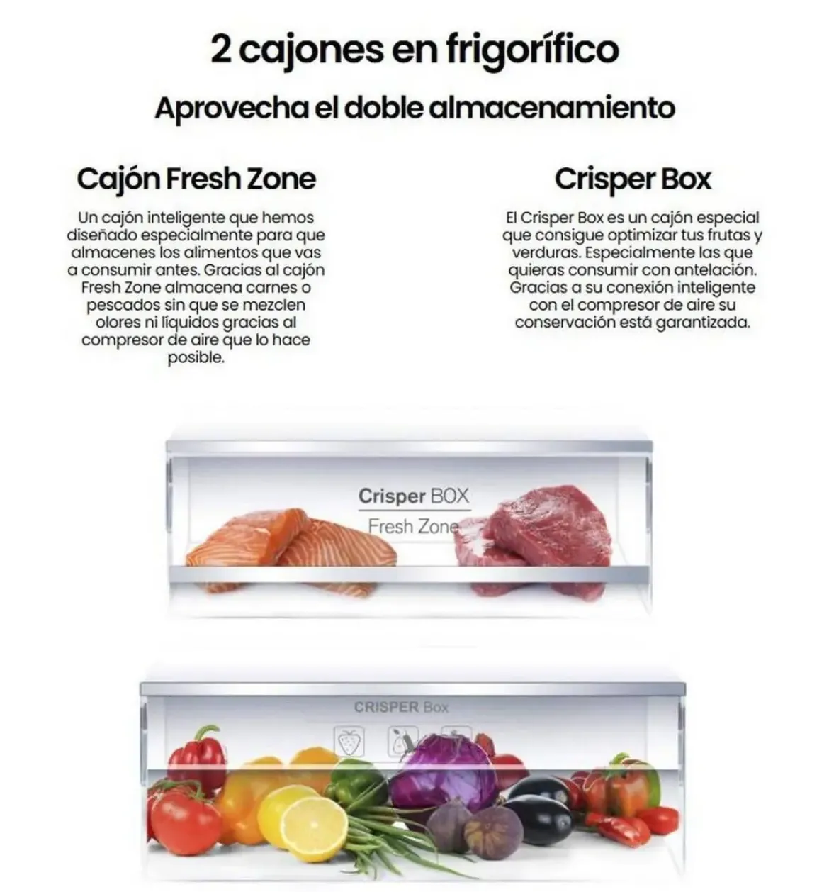 Frigorífico Combi Total No Frost Blanco Infiniton FGC345C20WEC