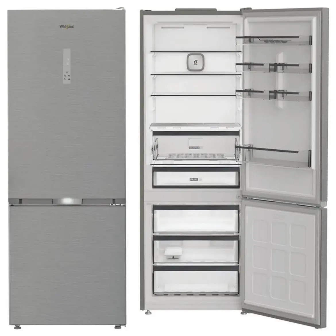Frigorífico Combi Whirlpool WHK26493XSE Dual No Frost 490 L