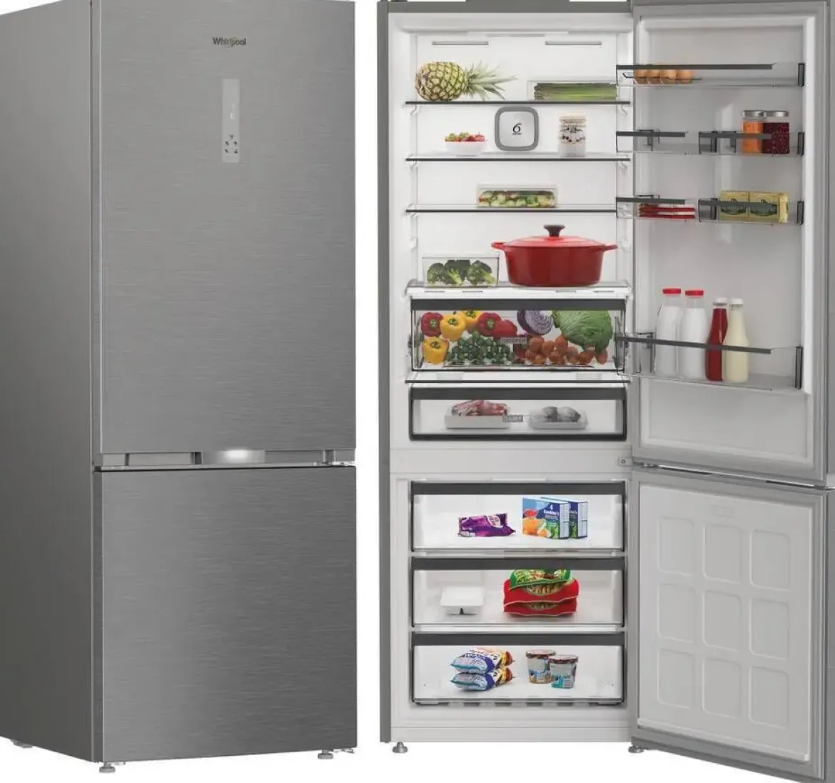 Frigorífico Combi Whirlpool WHK26493XSE Dual No Frost 490 L