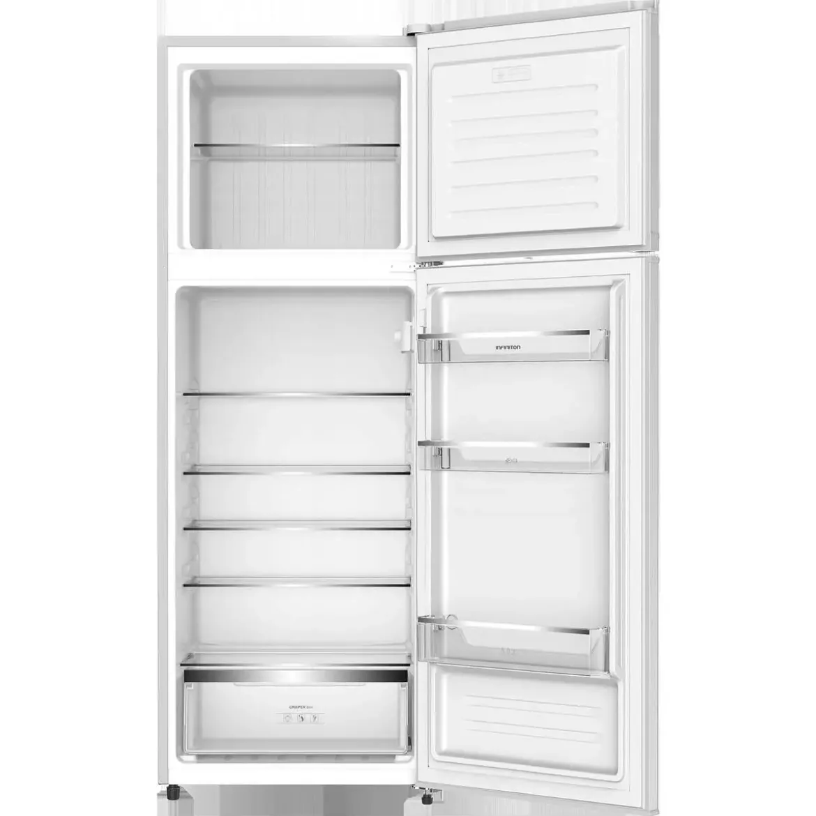 Frigorífico de 2 Puertas INFINITON Defrost Clase E Blanco FG300D75WEJ