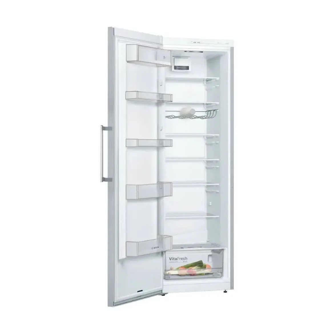Frigorífico de 1 Puerta 186x60 cm en Acero Antihuellas BALAY 3FCE553ME