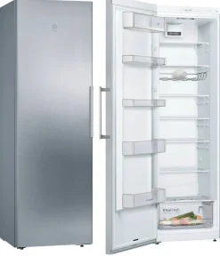 Frigorífico de 1 Puerta 186x60 cm en Acero Antihuellas BALAY 3FCE553ME