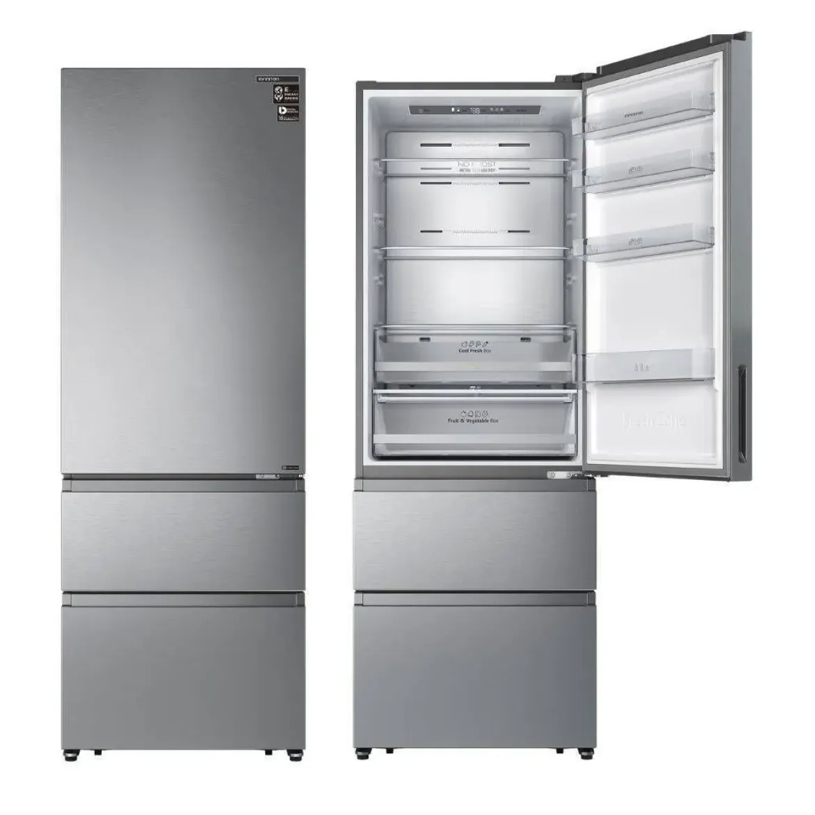 Frigorífico Francés INFINITON200x70cm Clase E FRD-456WT20XEN