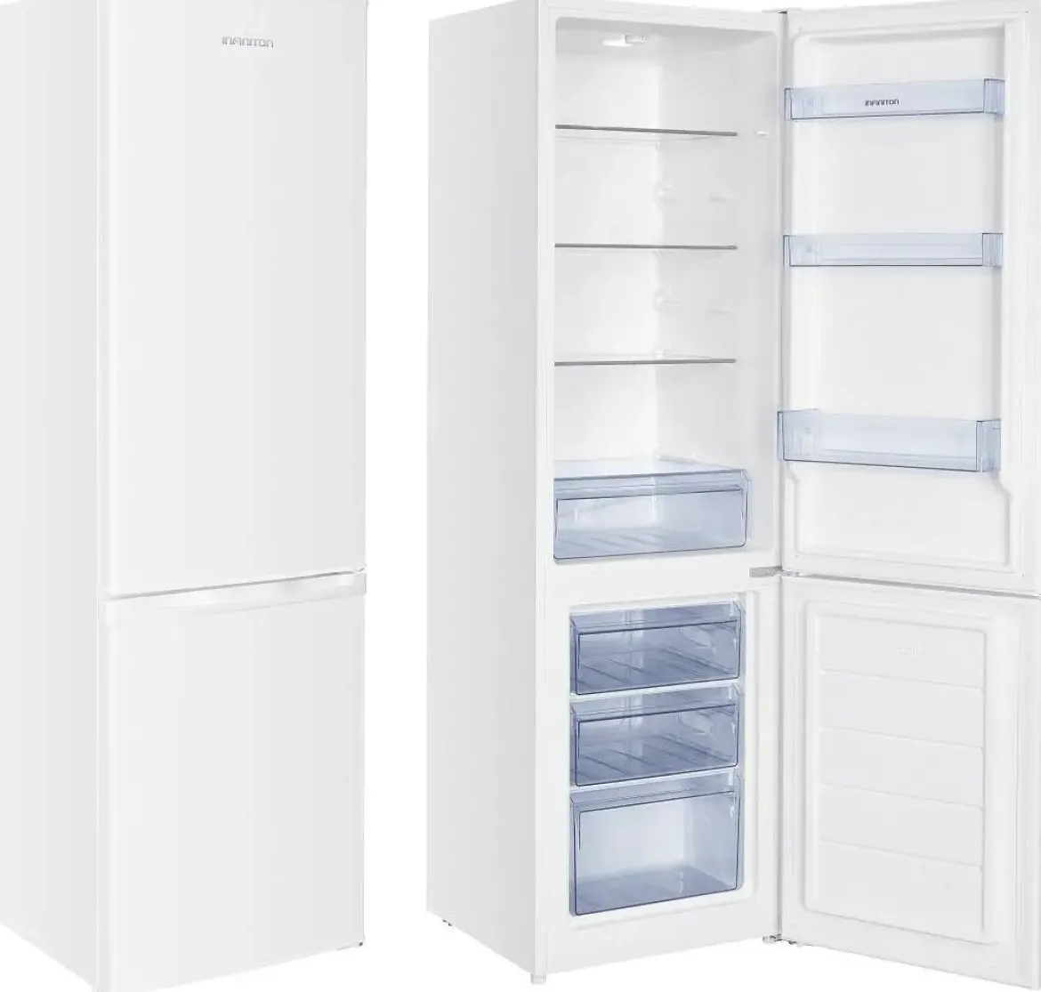Frigorífico INFINITON Combi Cíclico 260L E FGC262C80BEP