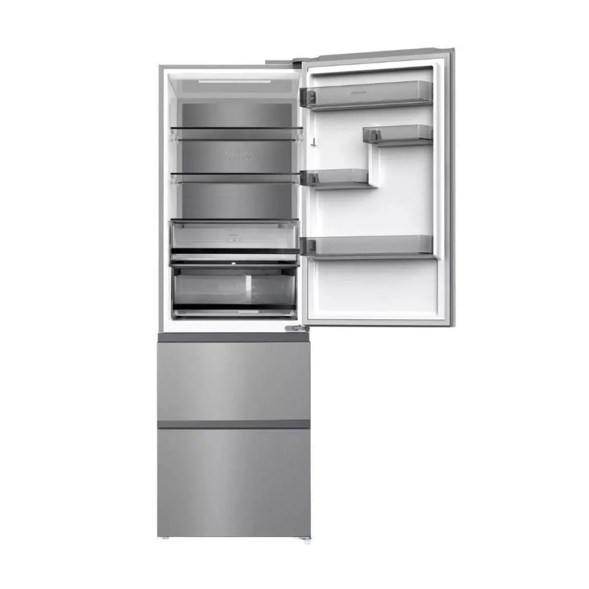 Frigorífico INFINITON Combi No Frost 401L Inox E FRD401T91XEM