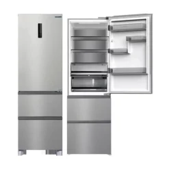 Frigorífico INFINITON Combi No Frost 401L Inox E FRD401T91XEM