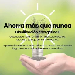 Frigorífico INFINITON Combi No Frost 401L Inox E FRD401T91XEM