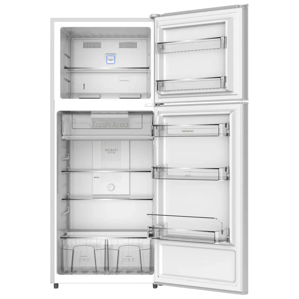 Frigorífico INFINITON 2 Puertas Inox 173x70cm A+ FG420TD76XES