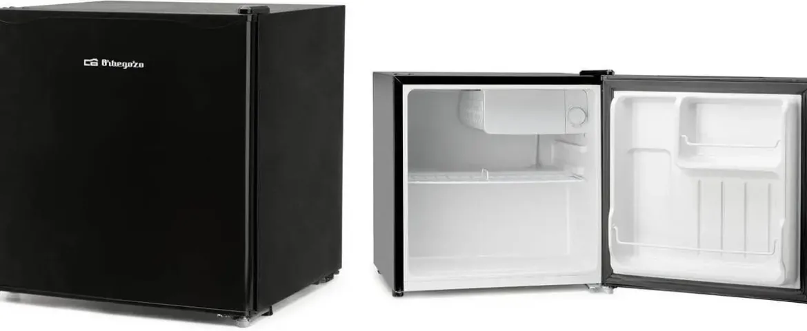 Frigorífico 1 Puerta Compacto Negro con Compresor ORBEGOZO NCO3050