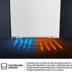 Frigorífico 1 Puerta Hisense No Frost 372 L Blanco RL3K370SEWE1