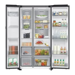 Frigorífico Side by Side SAMSUNG No Frost Inox 621L Display 9