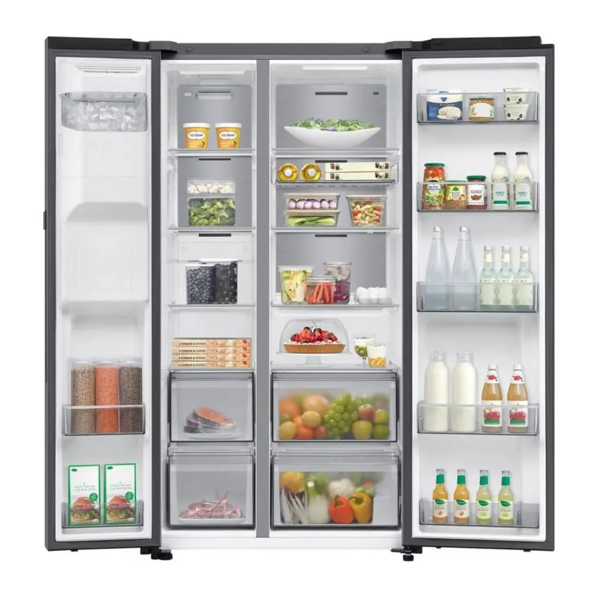 Frigorífico Side by Side SAMSUNG No Frost Inox 621L Display 9" RS90F64EETEF