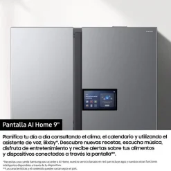 Frigorífico Side by Side SAMSUNG No Frost Inox 621L Display 9
