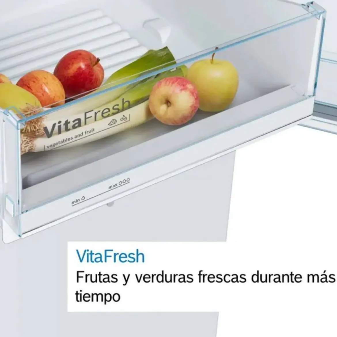 Frigorífico Una Puerta Acero Antihuellas BOSCH KSV36FIEP