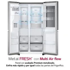 Frigorifico Americano LG Side By Side 179 cm Clase E GSXV90MBAE